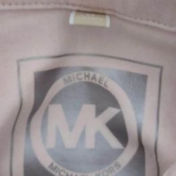 Medium Michael Kors Womens Long Sleeve Pink Jacket Pockets Buttons Up C5273 - Picture 5 of 6